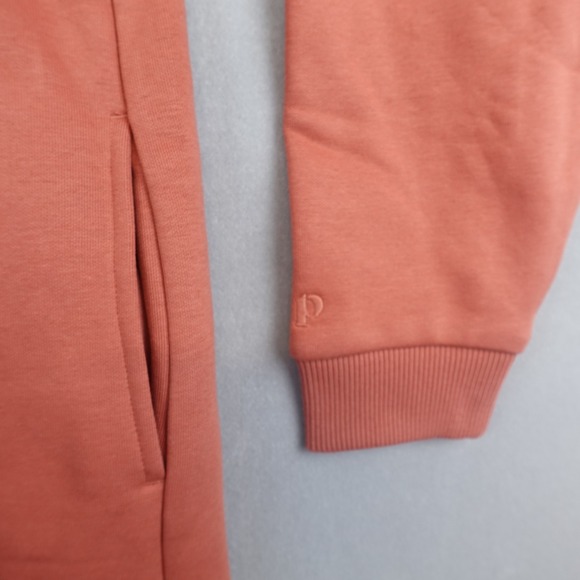 Pact Dress Organic Cotton Downtime Sweatshirt Pockets Rust Size Large - Picture 3 of 8